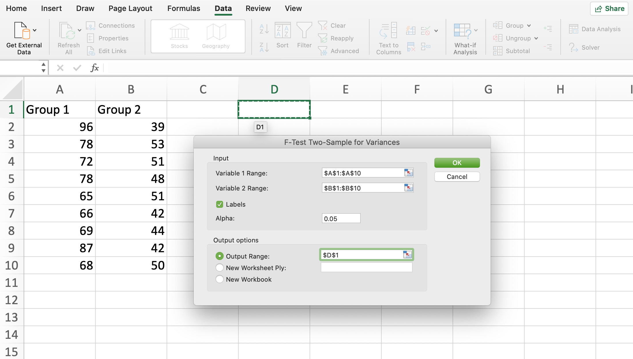 Data Analysis: ATP