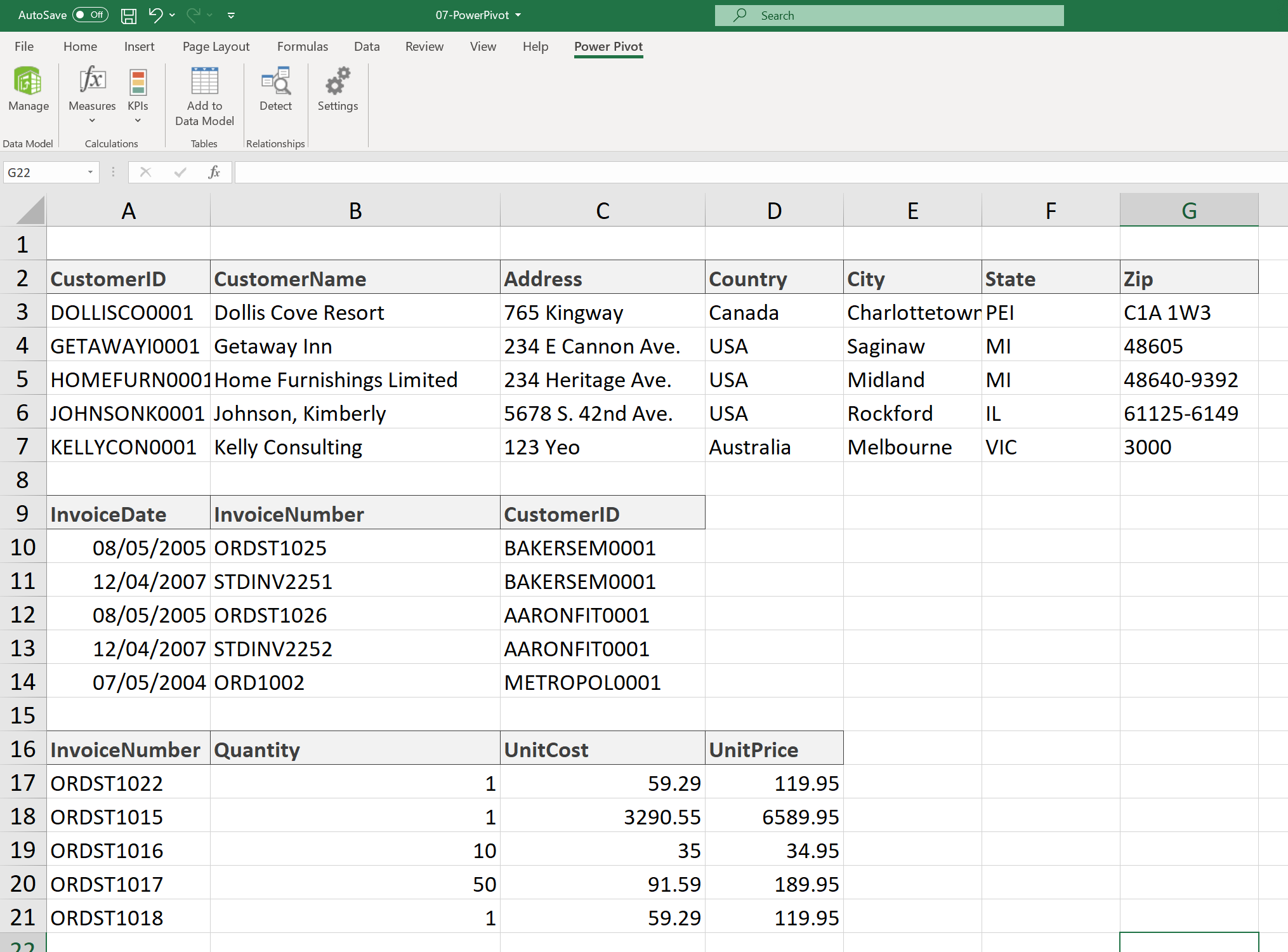 Power Pivot