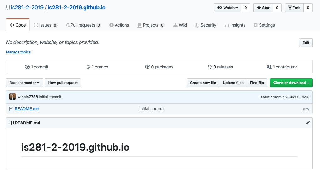 Initial github repo